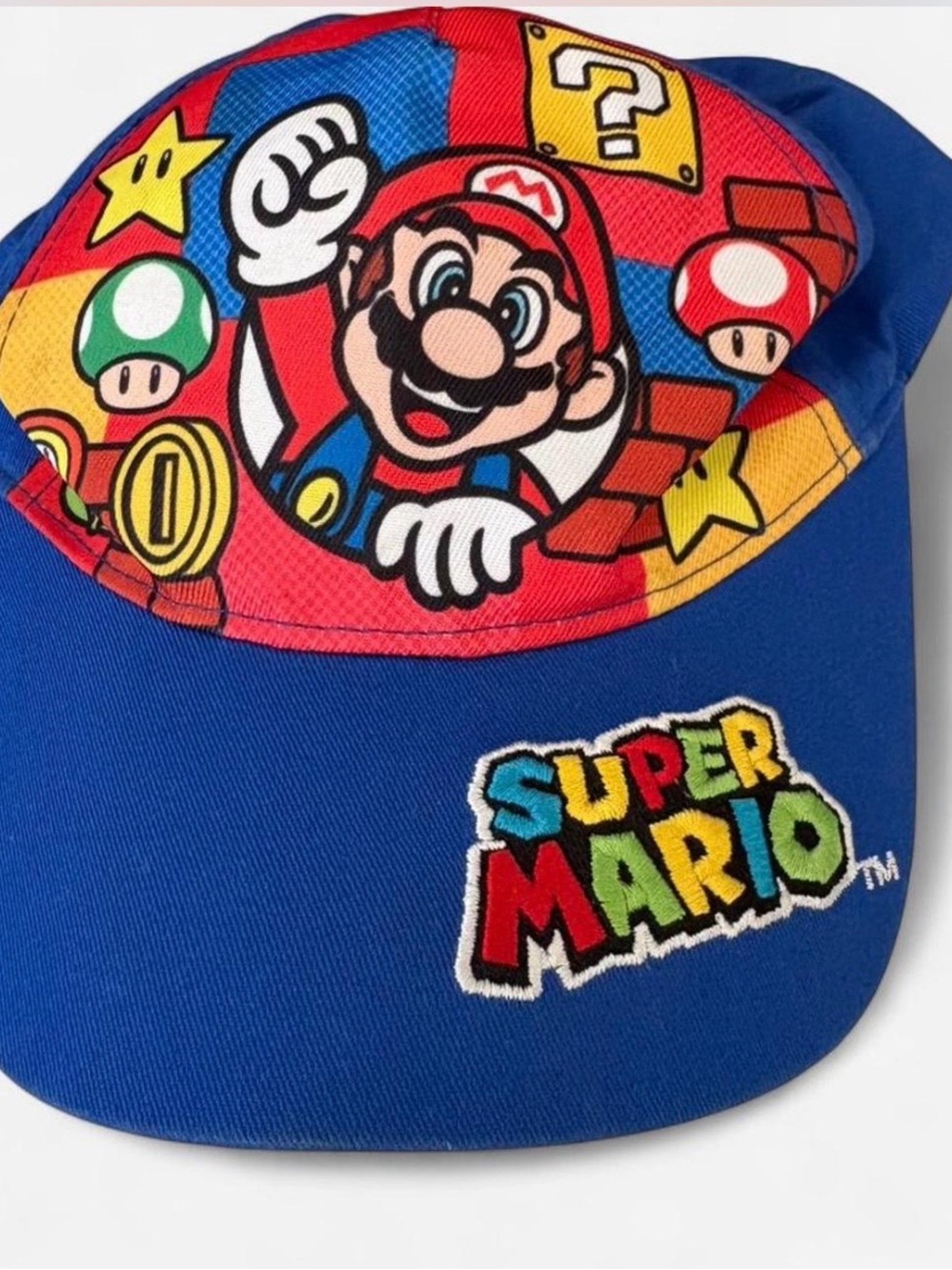 Nintendo Super Mario Royal Blue Logo Cap